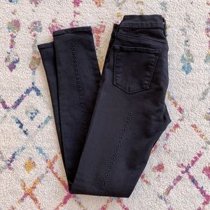 Never worn J Brand super skinny black jeans